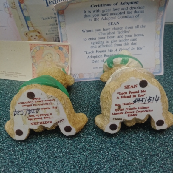 Cherished Teddies Irish Collection Kathleen & Sean - Picture 4 of 7